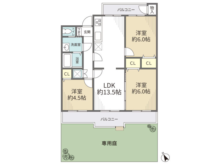 湘南LT駒寄第一住宅12号棟101号室　